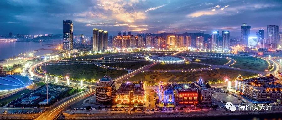 大连星海广场夜景