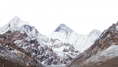 发现遇难者遗体的利里戈冰川位置.青年登山家李昊昕.