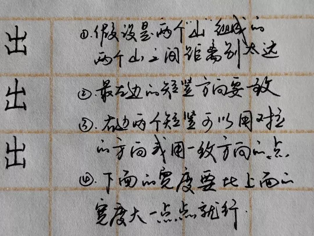 七类最难写的字,如何轻松变漂亮