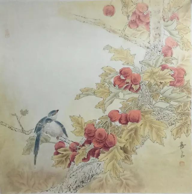 师从鲁迅美术学院研究生导师刘东瀛教授,进修于中国文化部现代工笔画