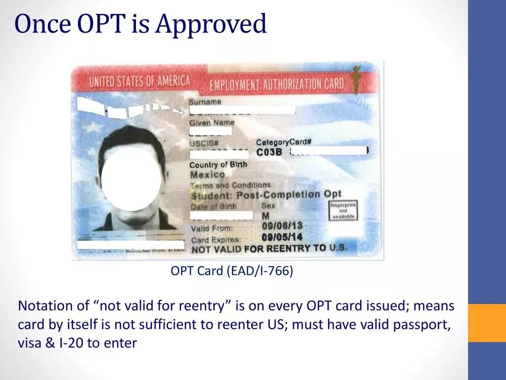 学生可以申请在美工作机会opt, 是美国移民局授予 f-1 学生的校外工作许可。opt工作许可的期限