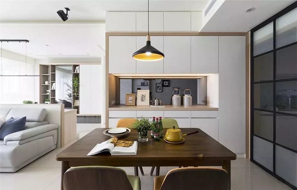 收纳为什么讲究二八原则?因为人懒,附餐边柜实用图