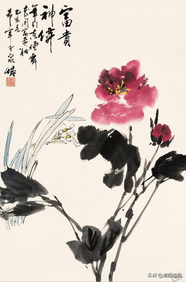 国画艺术大师美术教育家于希宁先生花鸟画作品欣赏