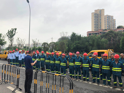 开展2019年度道路桥梁应急抢险演练