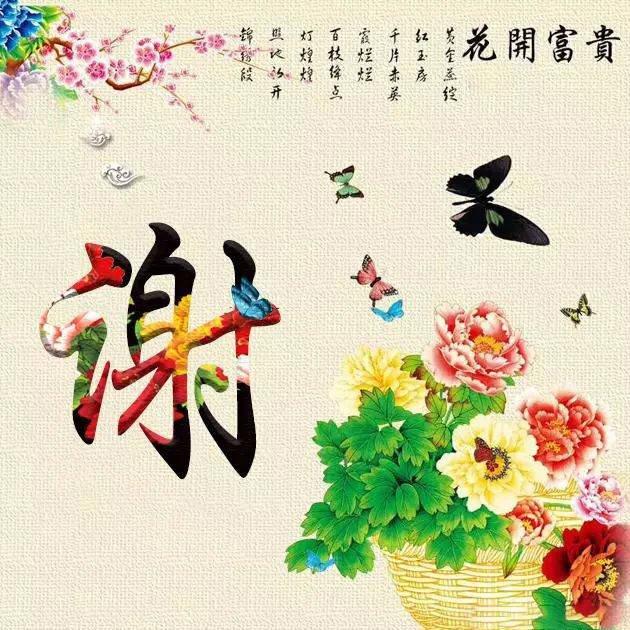 花开富贵吉祥微信头像,2019年换上新款签名头像,快来领取你的