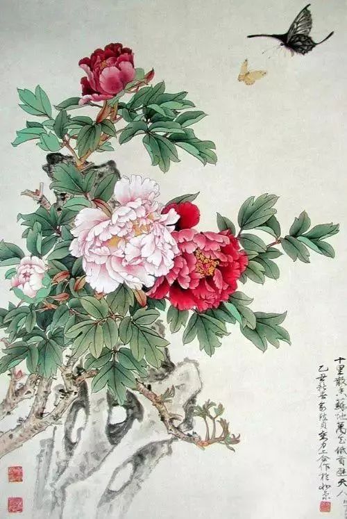 画里齐眉|俞致贞与刘力上工笔花鸟画赏析