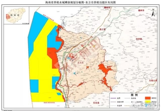 14,海南省养殖水域滩涂规划分幅布局图——东方市15,海南省养殖水域