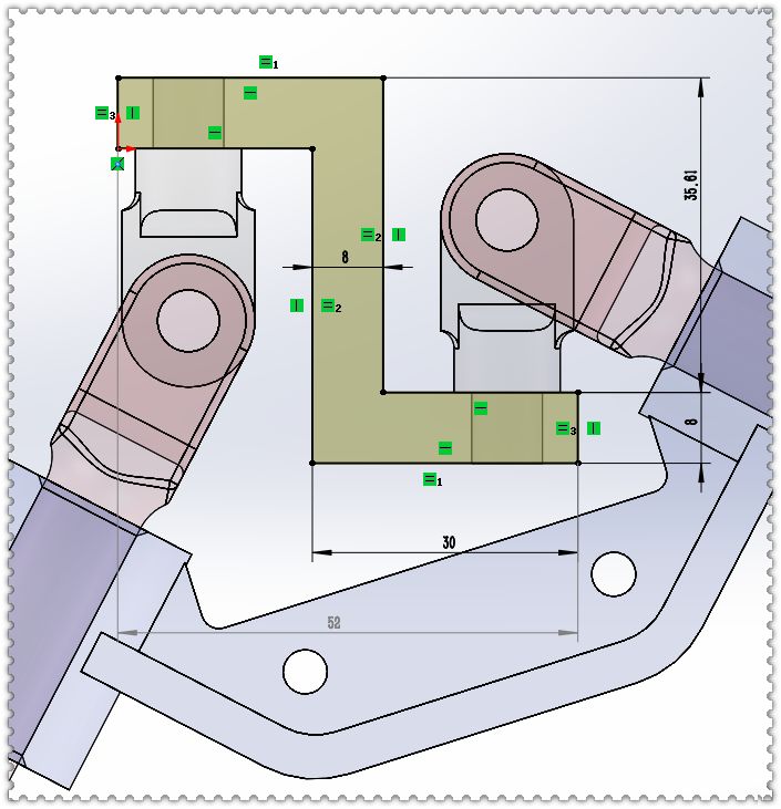 干货分享用solidworks设计的90度均匀无齿传动机构