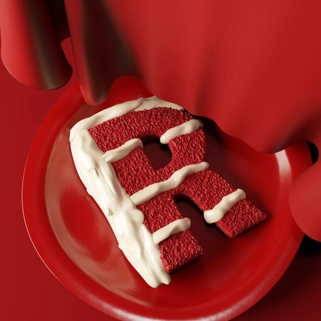 这个美国人,用3D做了一套可以吃的字体