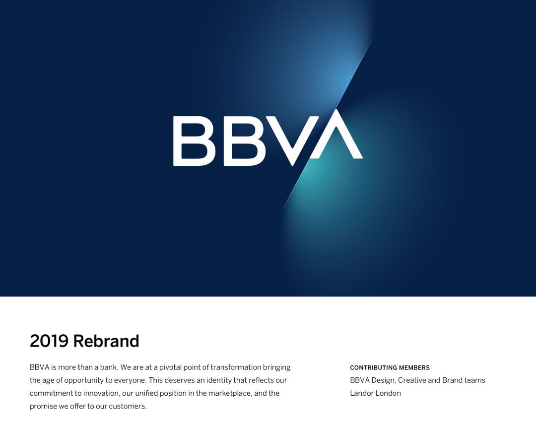 西班牙对外银行 bbva 新品牌形象设计