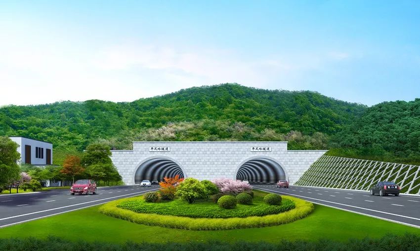 隧道洞门效果图