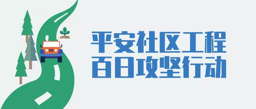 平安社区工程百日攻坚行动正在行动,瞄准了道路病害综合整治.