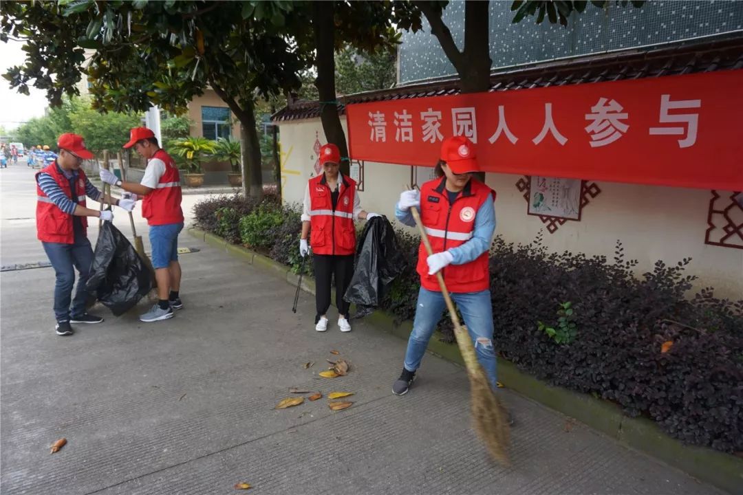 清洁家园行动我是党员我带头