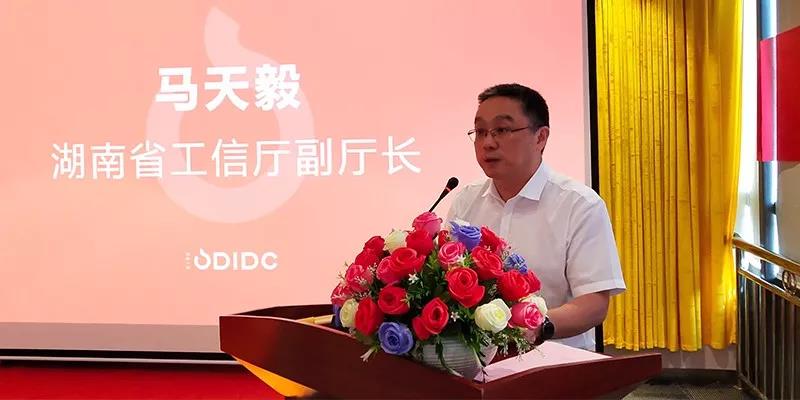 湖南省工业和信息化厅副厅长马天毅,邵阳市工业和信息化局总经济师曾