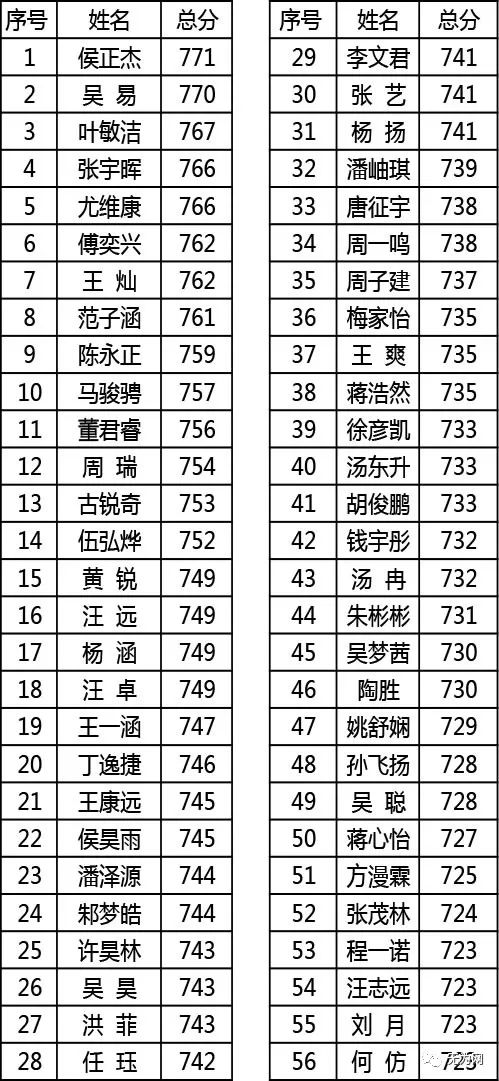 无为实验中学2019年中考喜报
