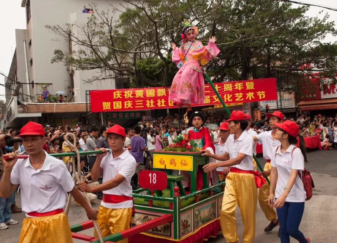 2019广东飘色巡游抢先看陆河会场精彩预览让你大饱眼福