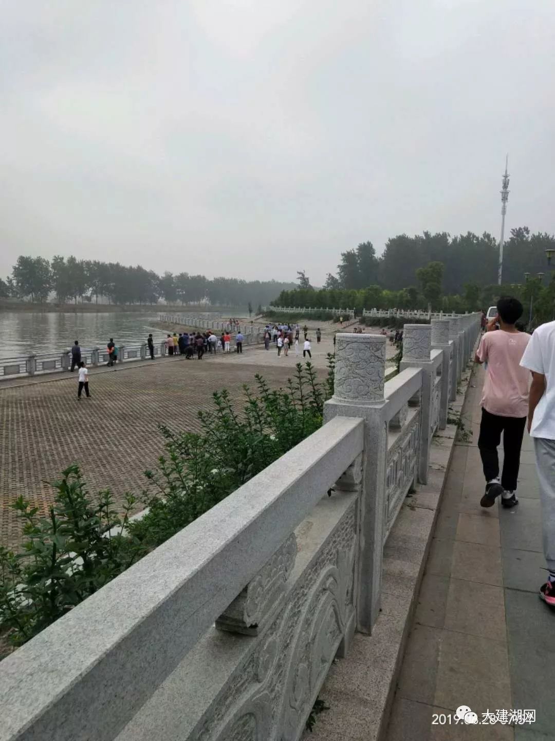 昨天通榆河上冈公园处发现一女尸视频