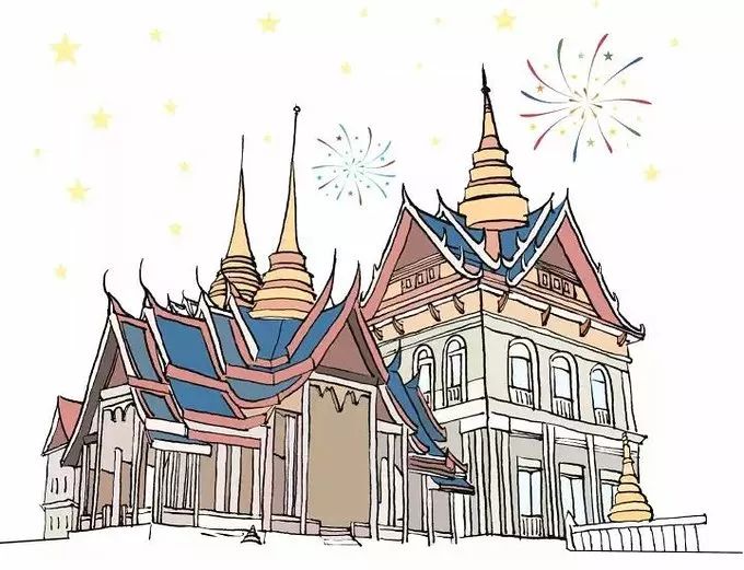 大皇宫是来曼谷的必游地之一,华丽的宫殿群异常闪耀.
