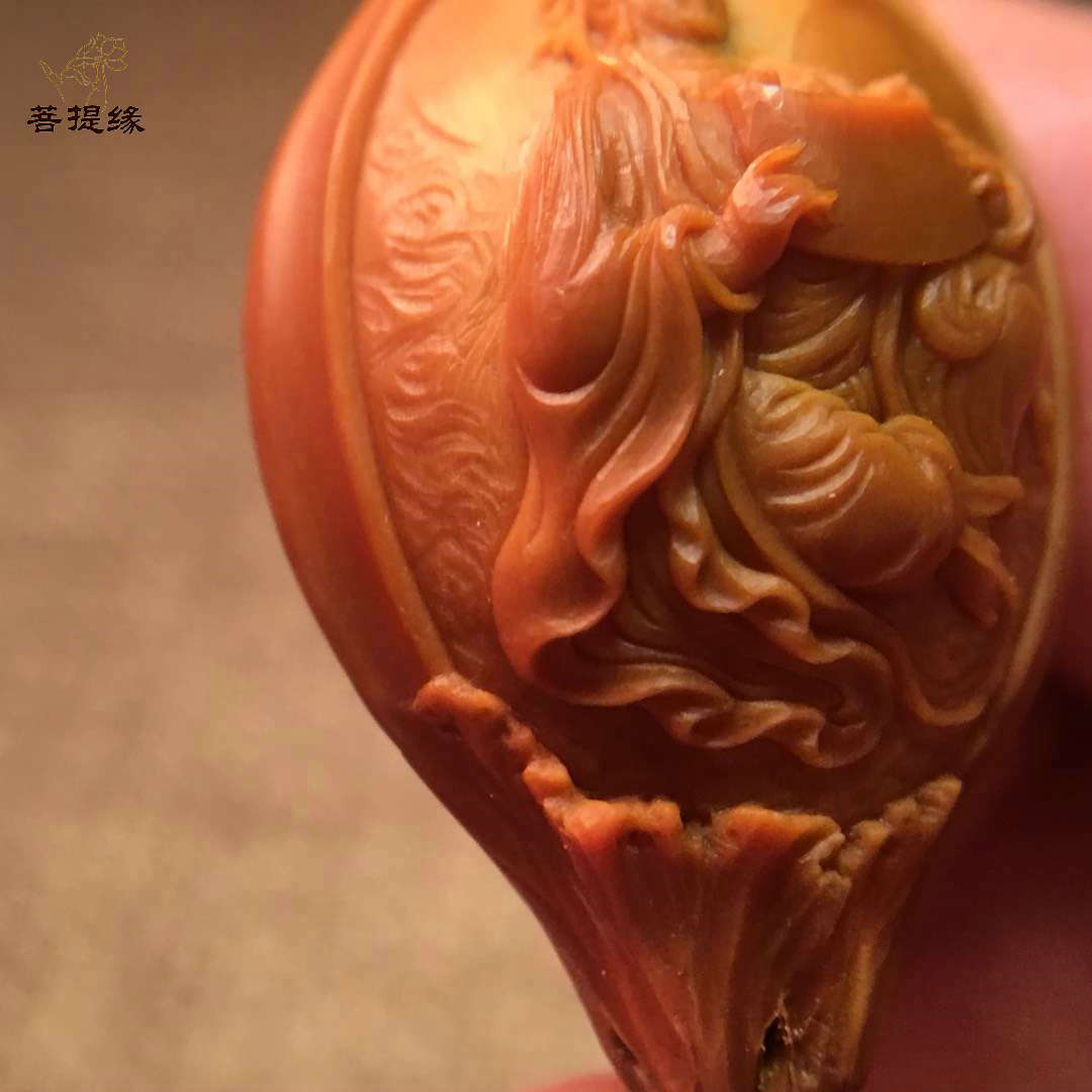 我是雕刻师缪小明橄榄核雕刻界工艺大师作品欣赏菩提缘文玩