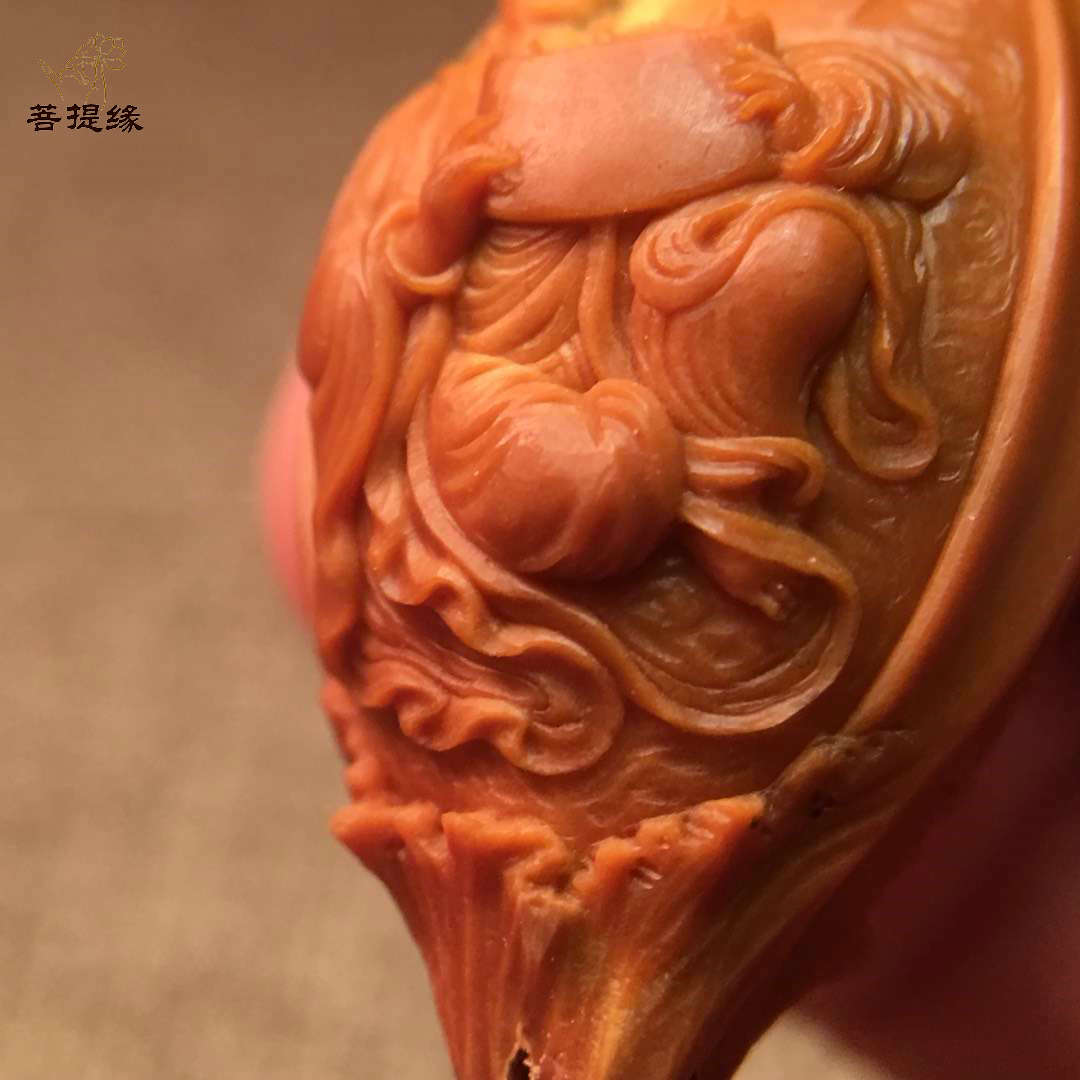 我是雕刻师缪小明橄榄核雕刻界工艺大师作品欣赏菩提缘文玩