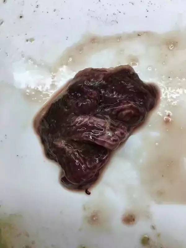 严重的有出血点或斑5,燥:肺脏颜色偏淡,挤压不出水液或切开有白色泡沫