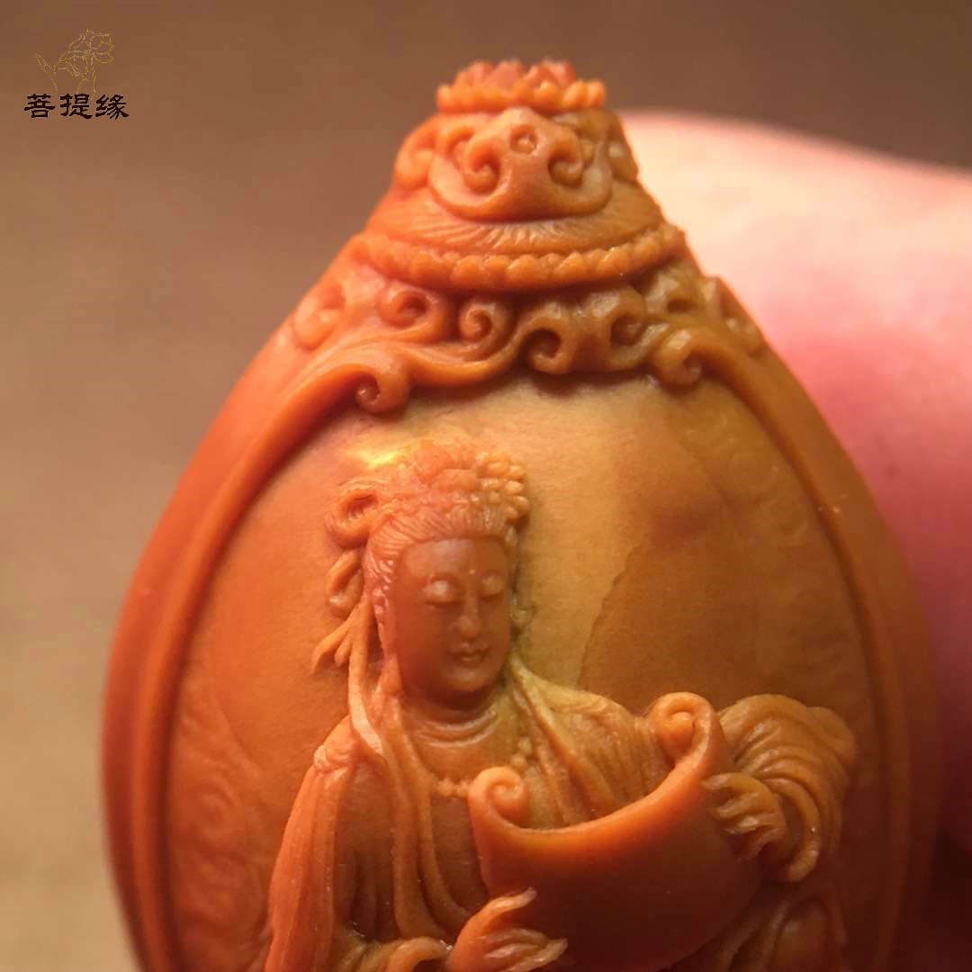 我是雕刻师缪小明橄榄核雕刻界工艺大师作品欣赏菩提缘文玩