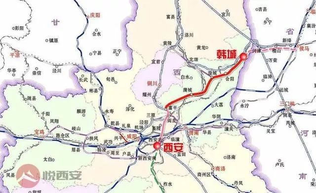 时速丨250km/h里程丨176km设站丨10座工期丨2018-2022年西韩城际铁路