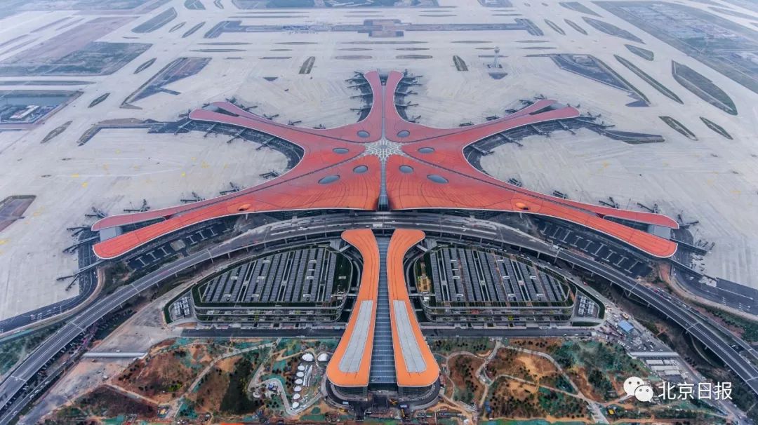 今天北京大兴国际机场主要工程如期竣工