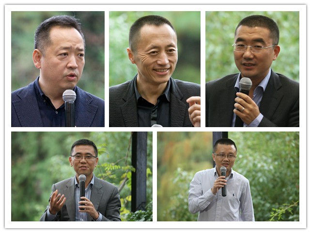 上海万科总经理孙嘉,浙江万科南都房产总经理刘肖以及苏南万科总经理
