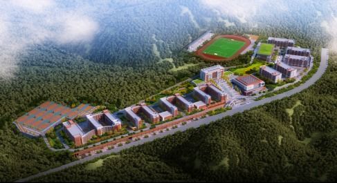 上海新纪元赫章学校位于贵州省赫章县西城区,是赫章县委,县政府引进