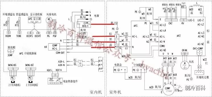 格力变频空调e6h5f0故障维修与电气原理图