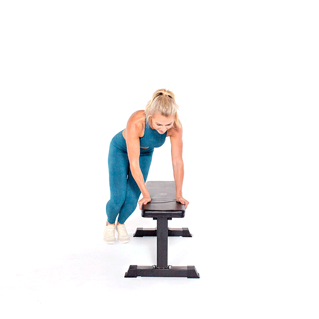 原创利用一只凳子来健身6个动作虐遍腰臀腿帮你练出均匀好身材