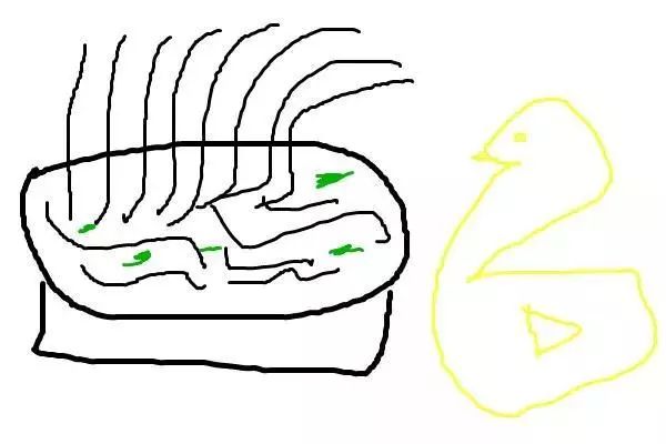 鸭子看图猜成语是什么成语_虎头蛇尾的图片成语(3)