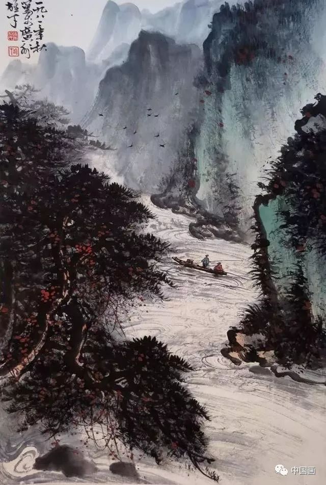 黎雄才|在山水上的努力,成就了他的“黎家山水”(130幅)_高剑父