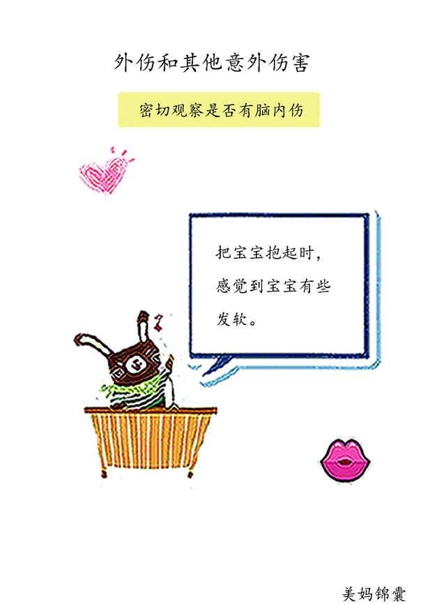                     仔细观察宝宝的摔伤后反应是否有脑内伤？