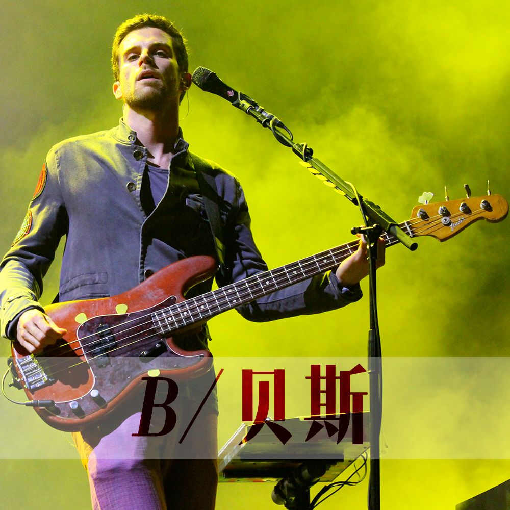 代表人物: guy berryman(coldplay)