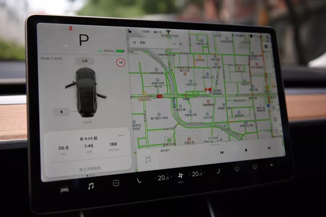 真实数据才够劲，北京环路实测 特斯拉 MODEL 3 续航
