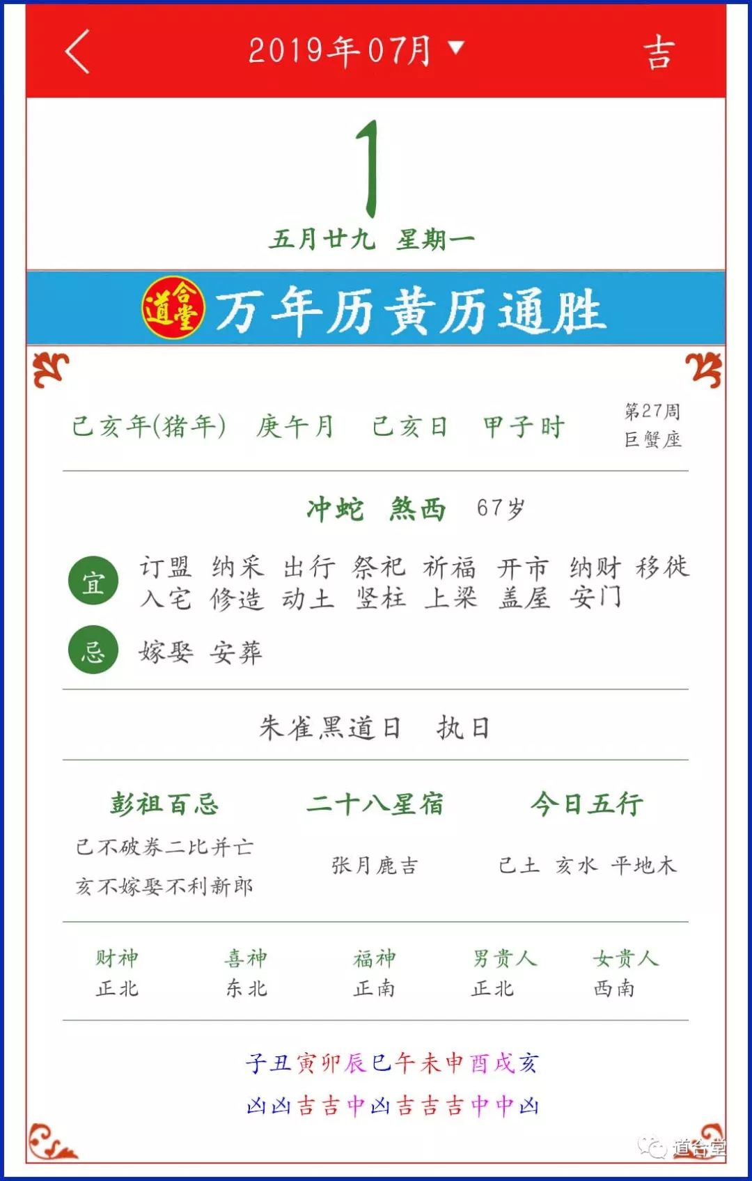 华哥生活荟|农历:五月二十九;宜:祭祀祈福纳采订盟移徙入宅开市纳财出行安门动土修造竖柱上梁盖屋 澳门BBIN平台官网