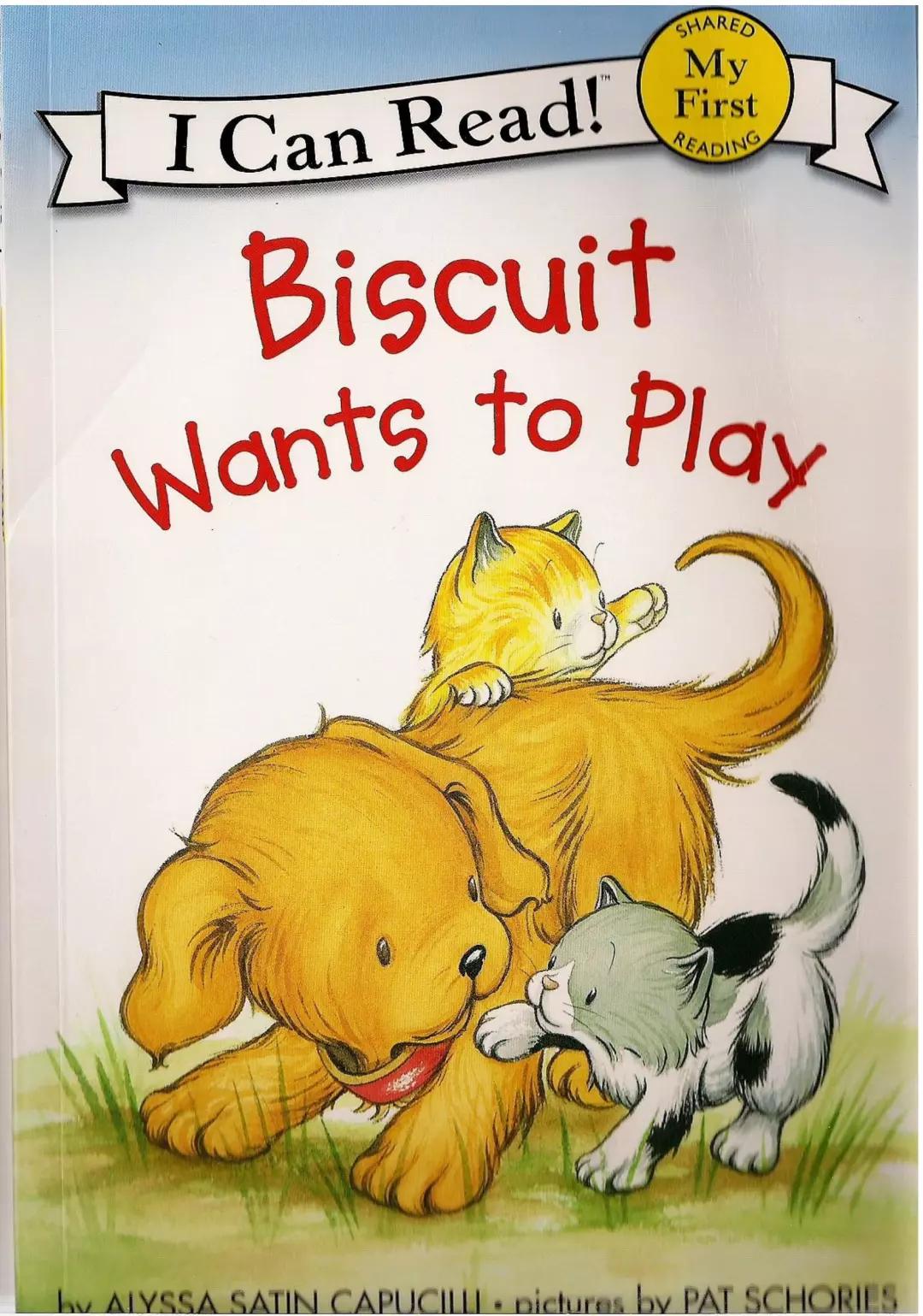 绘本共读丨贪玩的小狗《biscuit wants to play 》