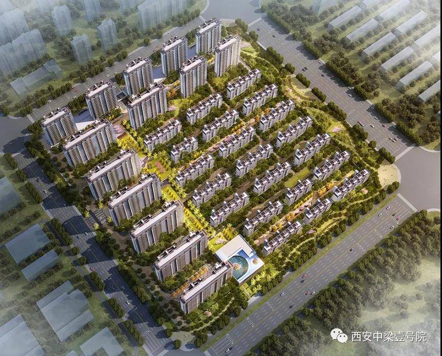 雄踞西咸轴心秦汉新城核芯板块在传统的中梁壹号院系基础上升级建筑