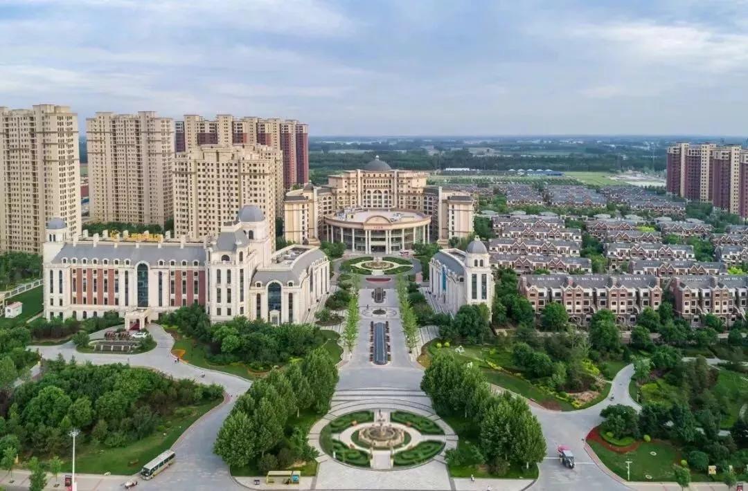 香河大爱城俯瞰景观崇明岛大爱城是大爱集团首次进驻长三角首作