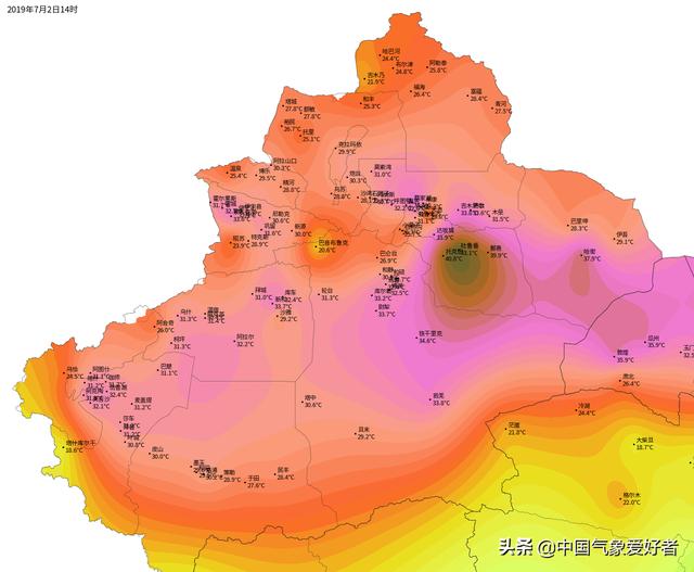 超45度吐鲁番高温正式发威权威数据已追平去年最高温