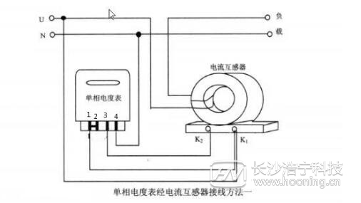 单相电表互感器接线图有两种方法可接