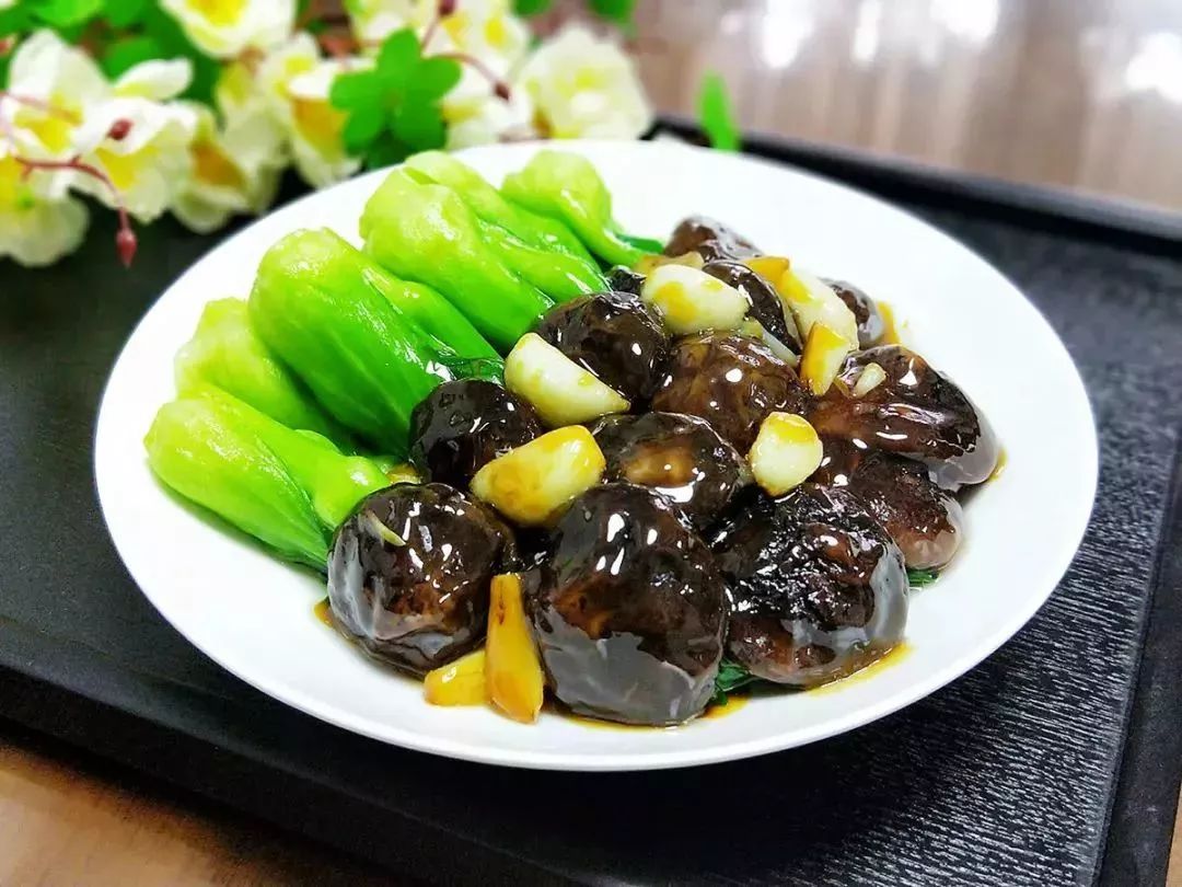 香菇菜心——菜嫩菇滑,比吃肉还过瘾!