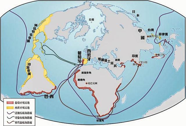 西班牙与葡萄牙抢地盘，幸运的碰上中国商船，实现了哥伦布未竟的梦想