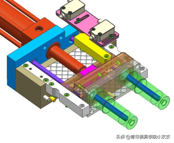 塑胶模具设计之经典油缸抽芯案例剖析