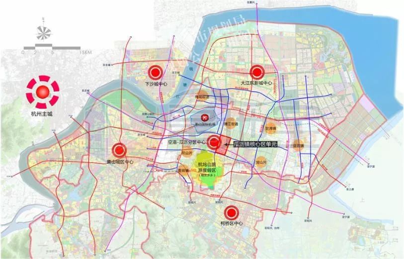 【规划】杭州市萧山区瓜沥核心区单元控规公示，新增机场东路快速路！-搜狐大视野-搜狐新闻