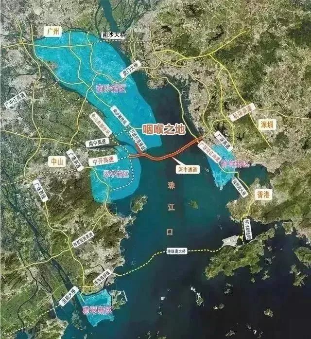 深中通道建设迎来重要节点届时南沙万顷沙到深圳机场只需20多分钟