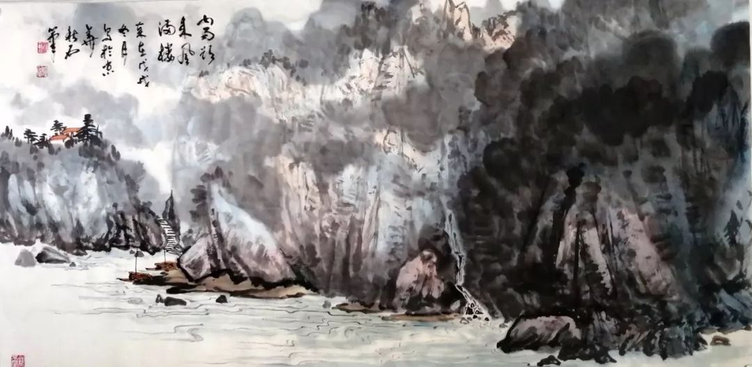 艺展中国著名画家卢秋石中国画作品展