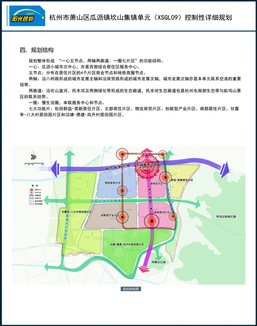 瓜沥核心区,老城区,航坞,科创等6个单元规划出炉._杭州